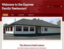 Tablet Screenshot of expressfamilyrestaurant.com
